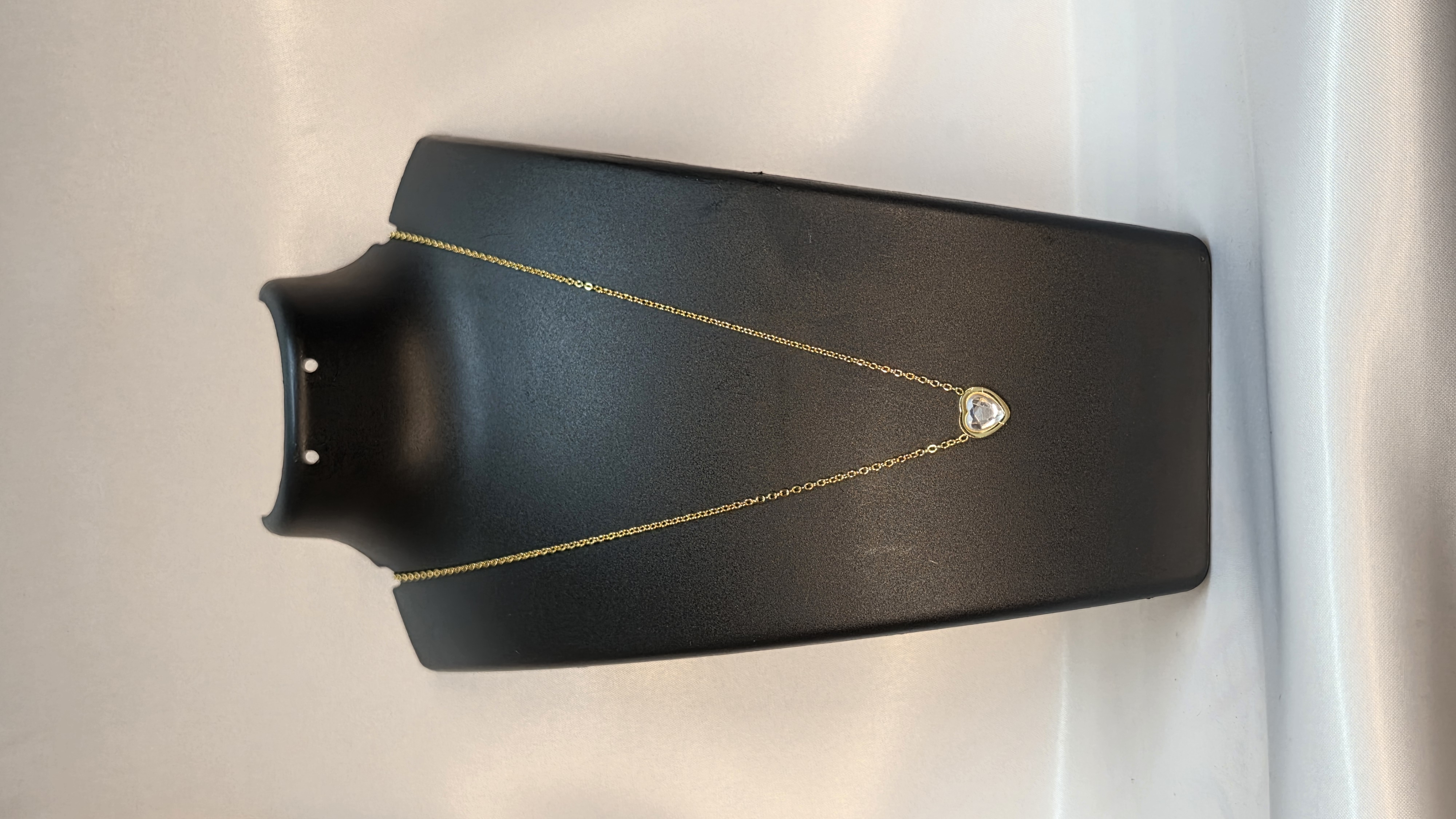Crystal Heart Necklace — view 2